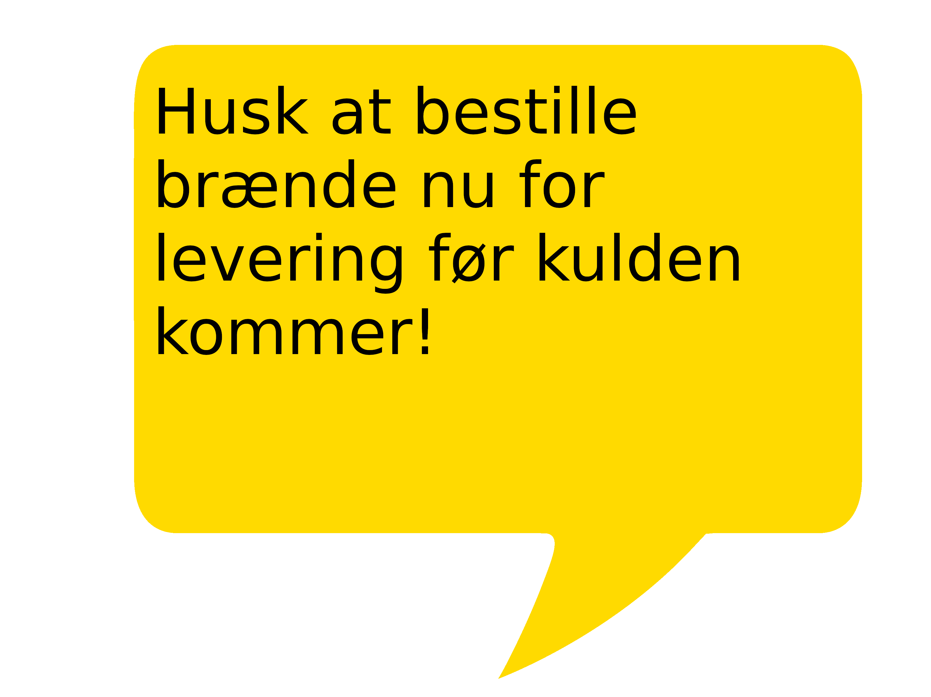 Husk at bestille brænde nu for levering før kulden kommer!